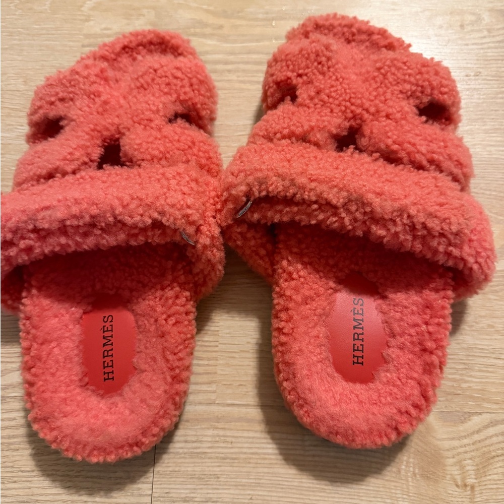 Hermes furry sandals - Picture 3 of 4